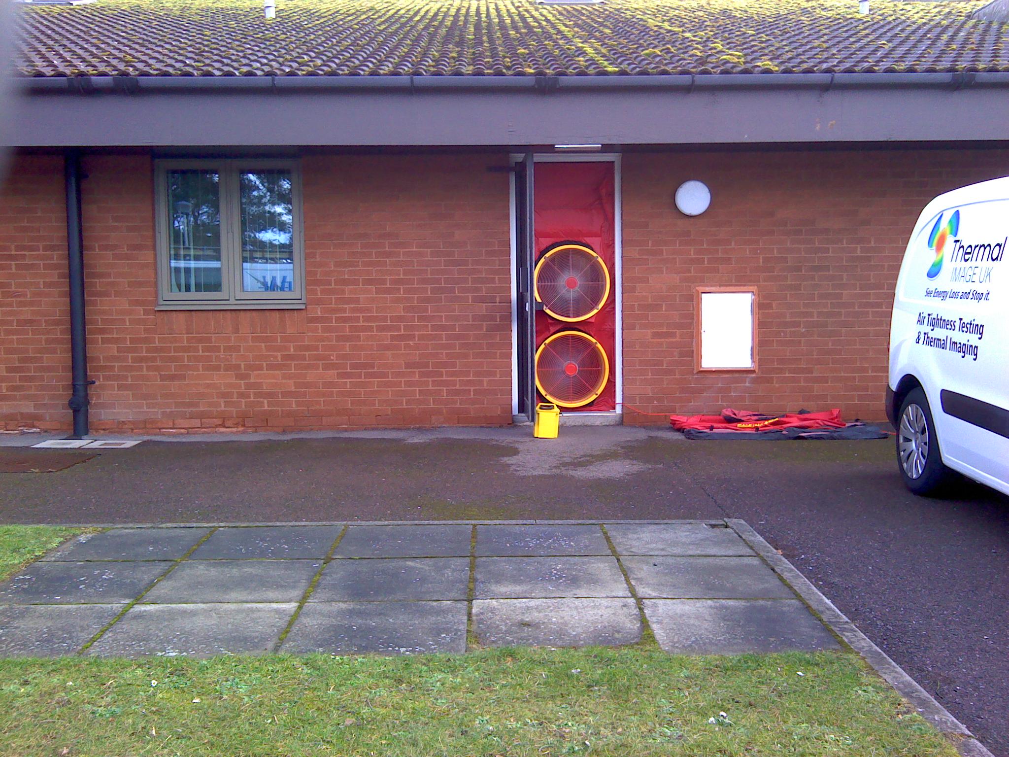 2 fan blower door